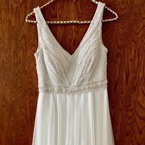 Adrianna Papell Beaded Wedding Dress